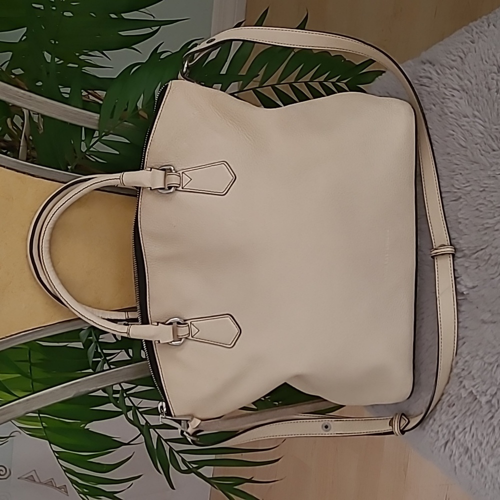 Aimee Kestenberg Cream Satchel Bag